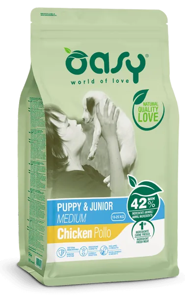 Oasy dog puppy medium 12 kg