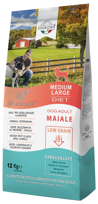 Aequilibria dog maiale adult medio 1,5 kg