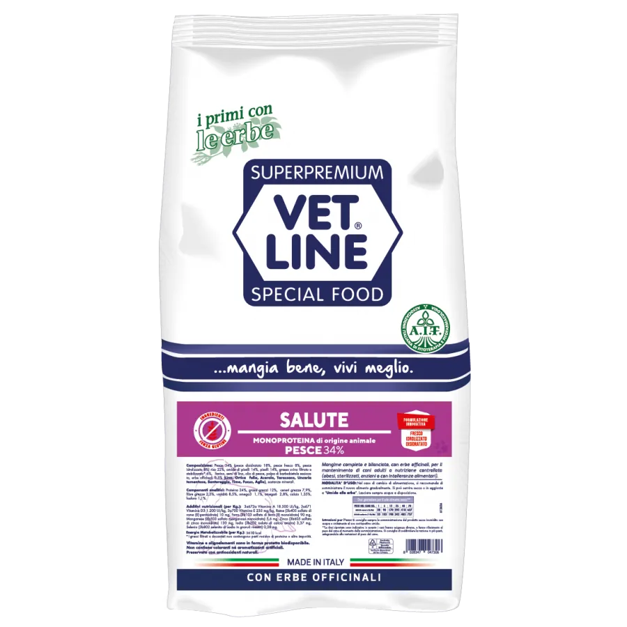 Vet line salute medio maxi pesce 3 kg