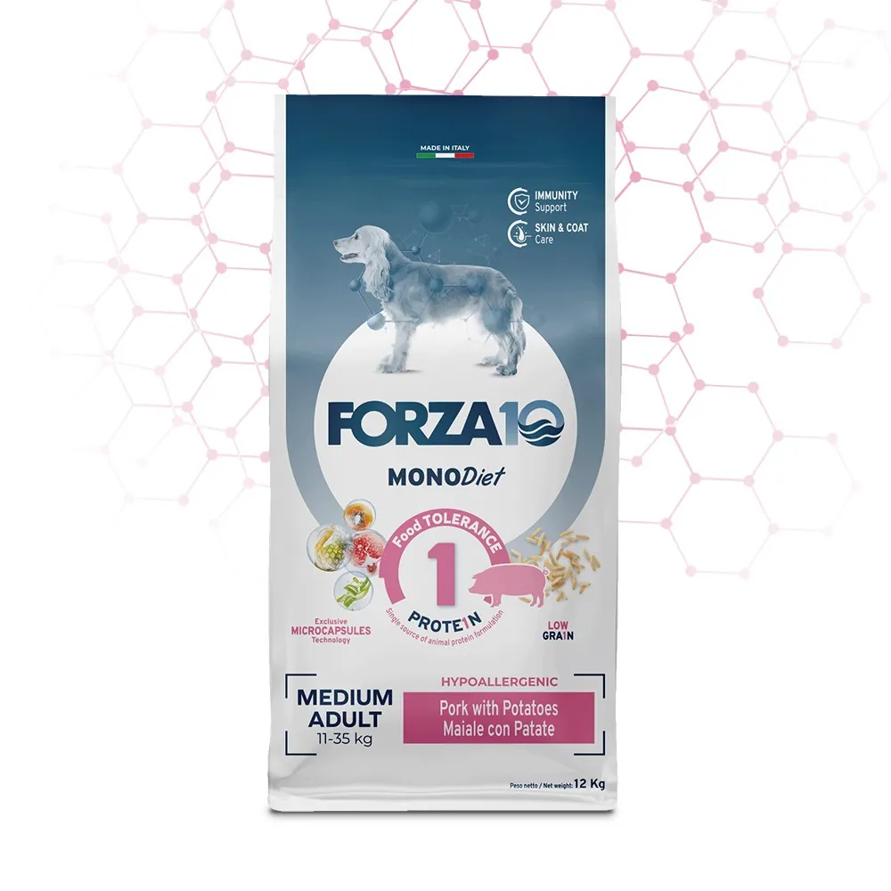 Forza 10 diet maiale e patate adult medio 12 kg
