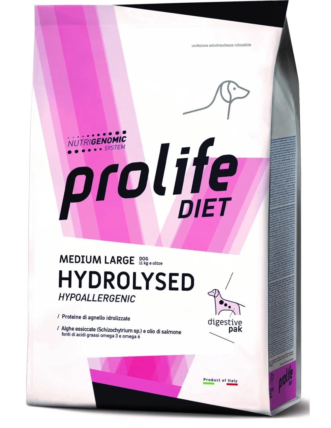 Prolife dog vet hydrolized mini agnello 1,5 kg