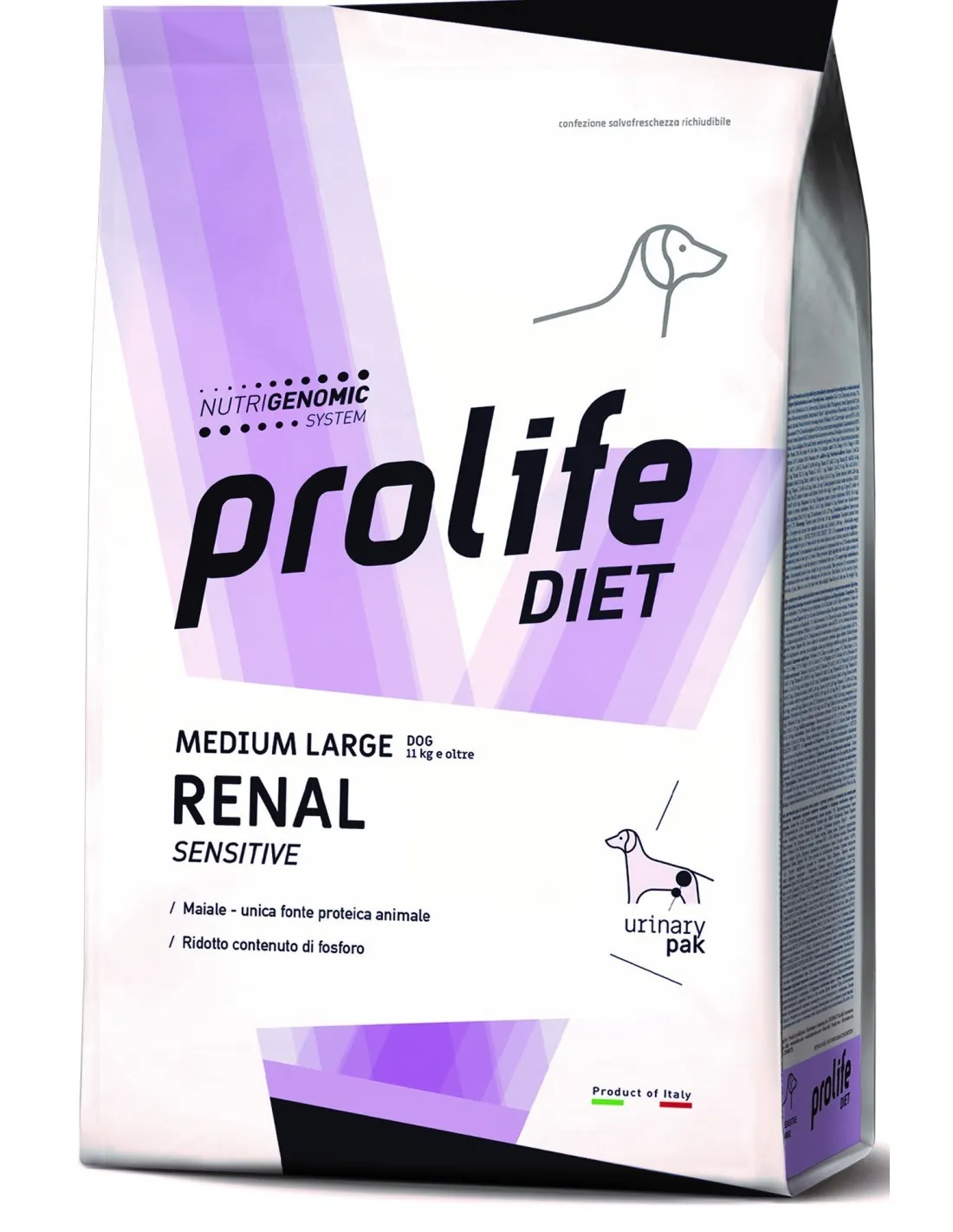 Prolife dog vet renal medium large maiale  2 kg