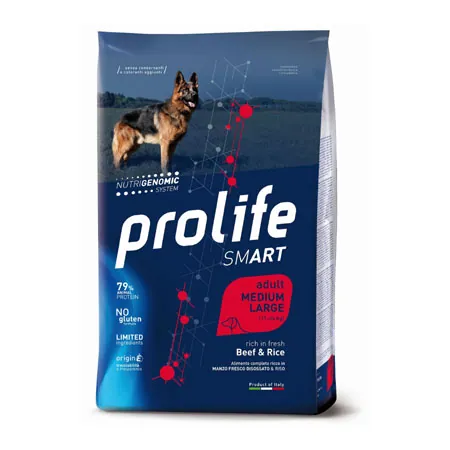 Prolife dog adult manzo e riso 2,5 kg