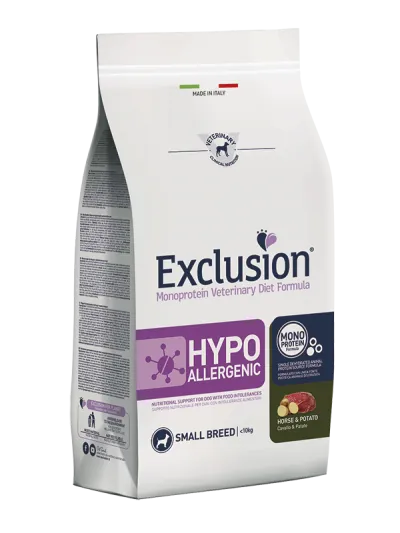Exclusion dog hypo cavallo e patate small 2 kg