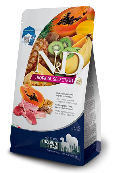 Nd dog tropical selection agnello adult medio maxi 10 kg