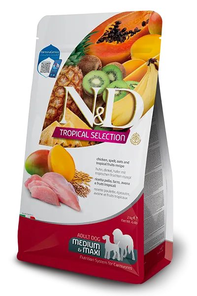 Nd dog tropical selection pollo adult medio maxi 10 kg