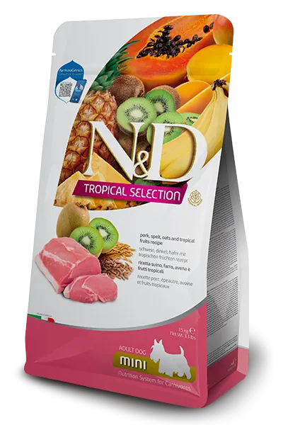 Nd dog tropical selection maiale adult mini 1,5 kg