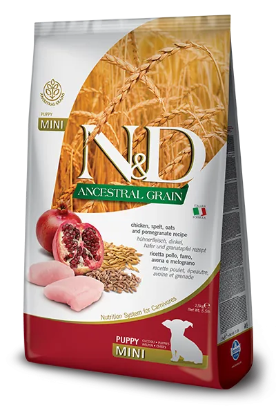 Nd dog low pollo e melograno puppy mini 7 kg