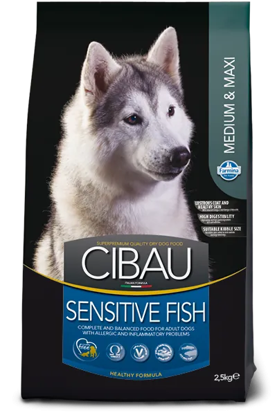 Cibau sensitive pesce medio maxi 12 kg