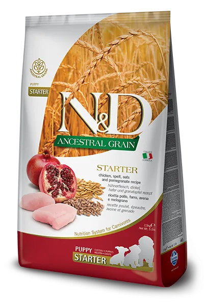 Nd dog low pollo e melograno starter 800 gr