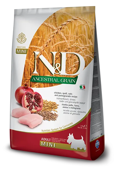 Nd dog low pollo e melograno adult mini 800 gr