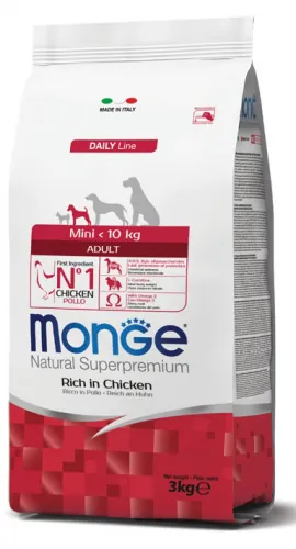 Monge dog adult mini pollo 7,5 kg