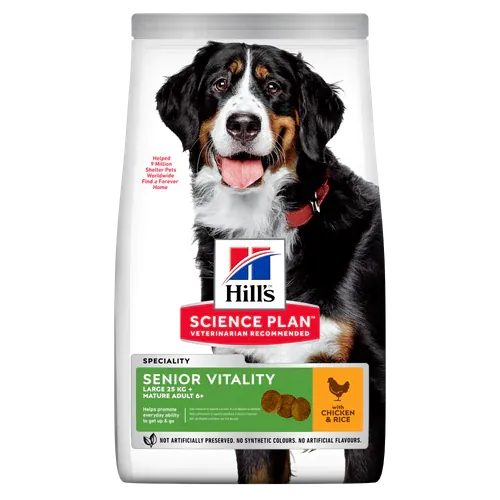 Hills cane senior vitality large pollo 12 kg