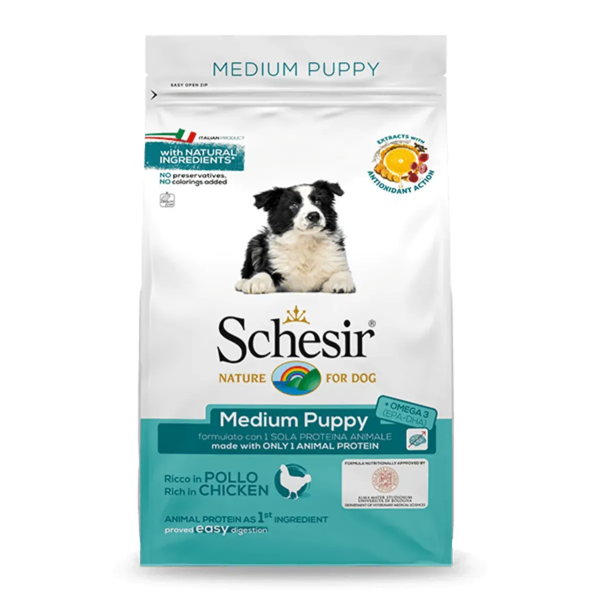 Schesir cane puppy medium pollo 3 kg