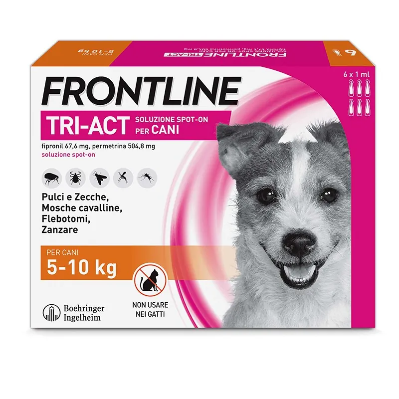 Frontline tri act 5-10kg 6 pipette