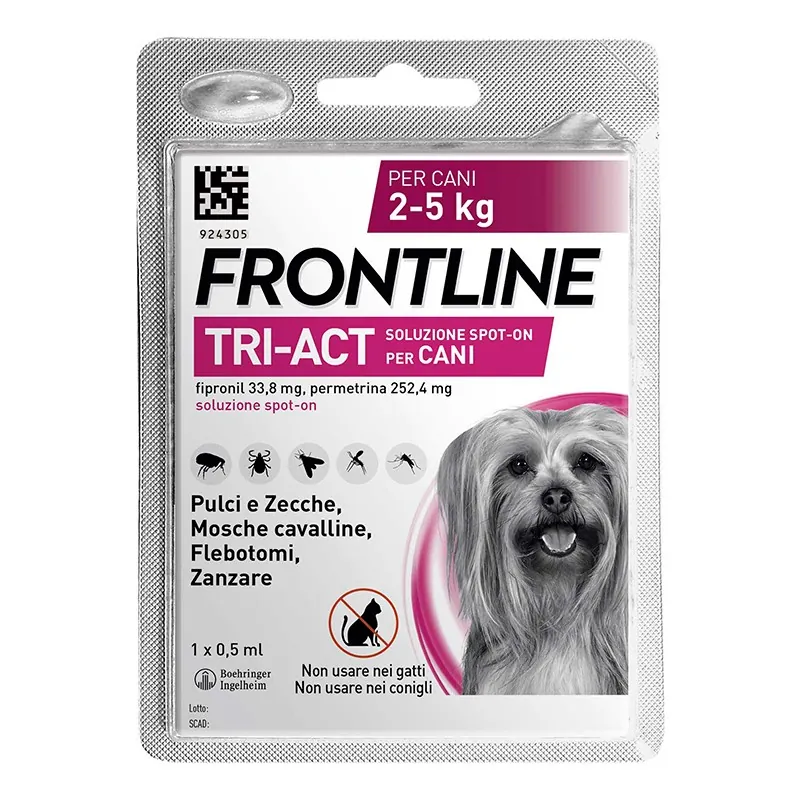 Frontline tri act monopipetta xs