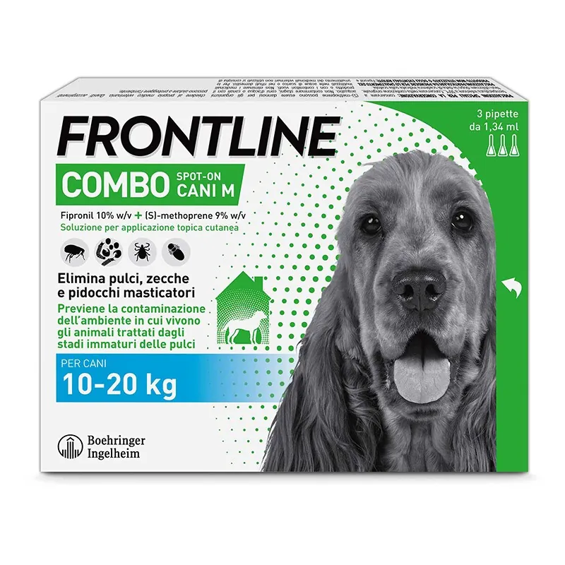 Frontline combo cane 10-20 kg 3 pipette
