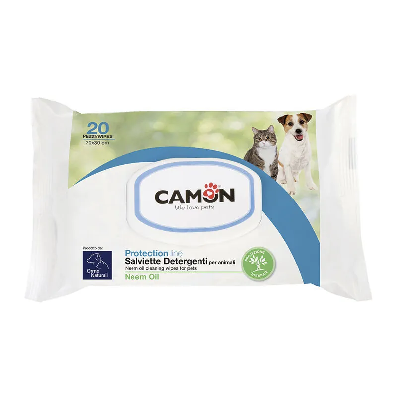 Salviette camon neem 20 pz