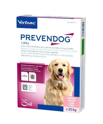 Prevendog 75 cm 2 collari