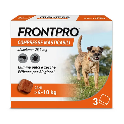 Frontpro Cane 4-10 Kg 28,3 Mg 3 Compresse