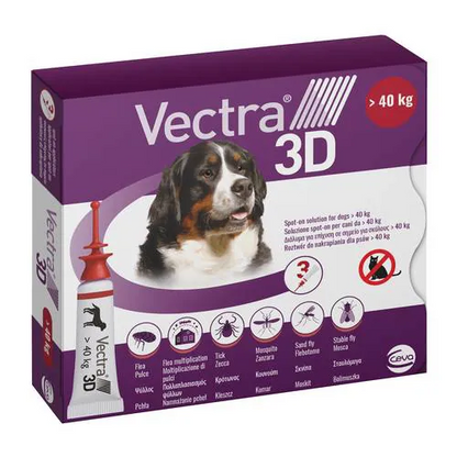 Vectra 3D Cani Oltre 40 Kg 3 Pipette