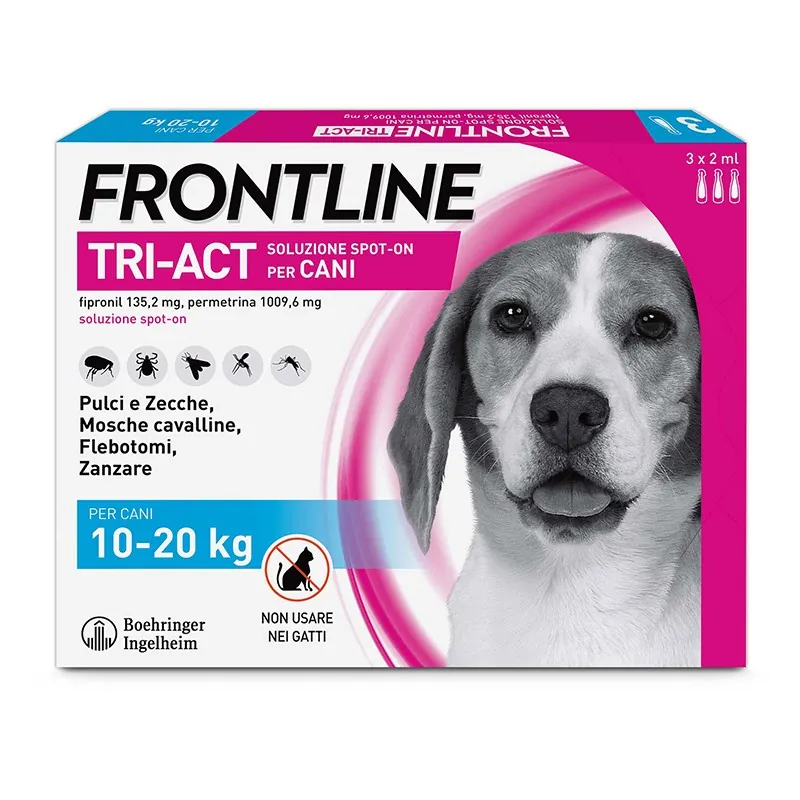 Frontline tri act 10-20 kg 3 pipette