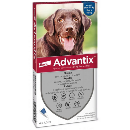 Advantix Spot-On 25-40 Kg 4 Pipette
