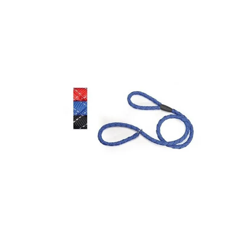 Guinzaglio a strangolo reflex blu 12x1700 mm