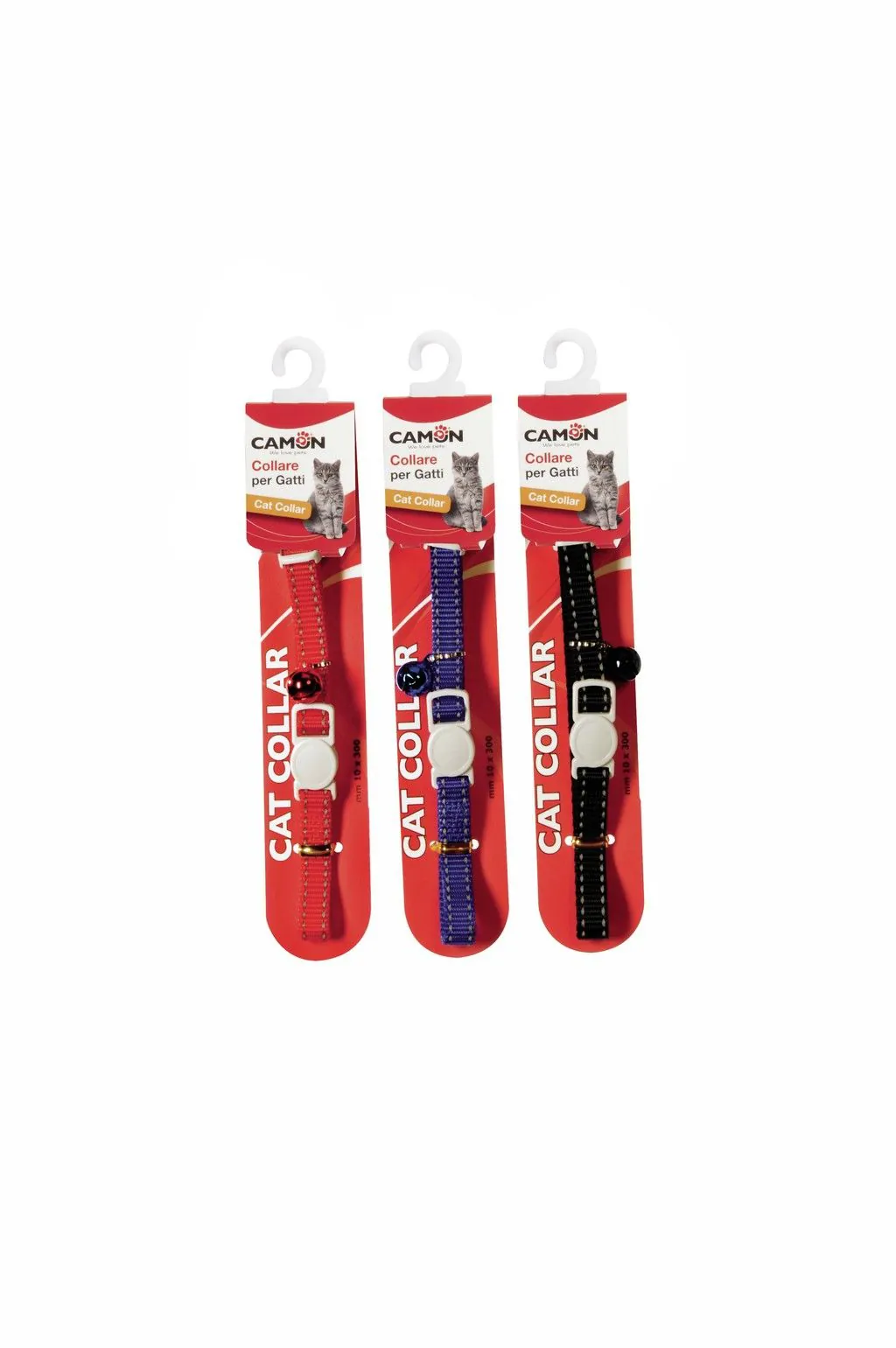 Collare gatto nylon reflex 10x300 mm