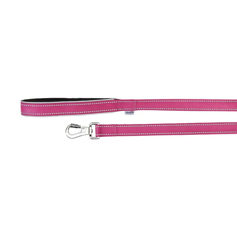 Guinzaglio da conduzione reflex rosa 15x1100 mm