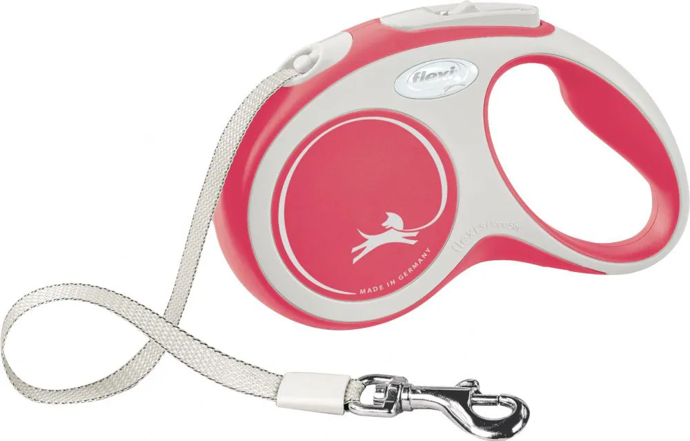 Flexi new comfort guinzaglio fettuccia m 5 mt rosso