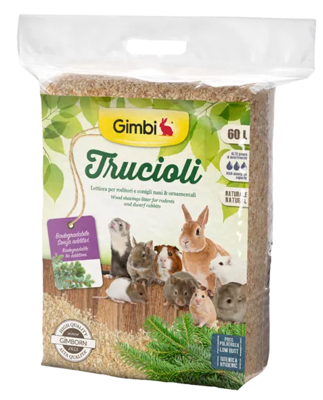 Lettiera trucioli 60 lt