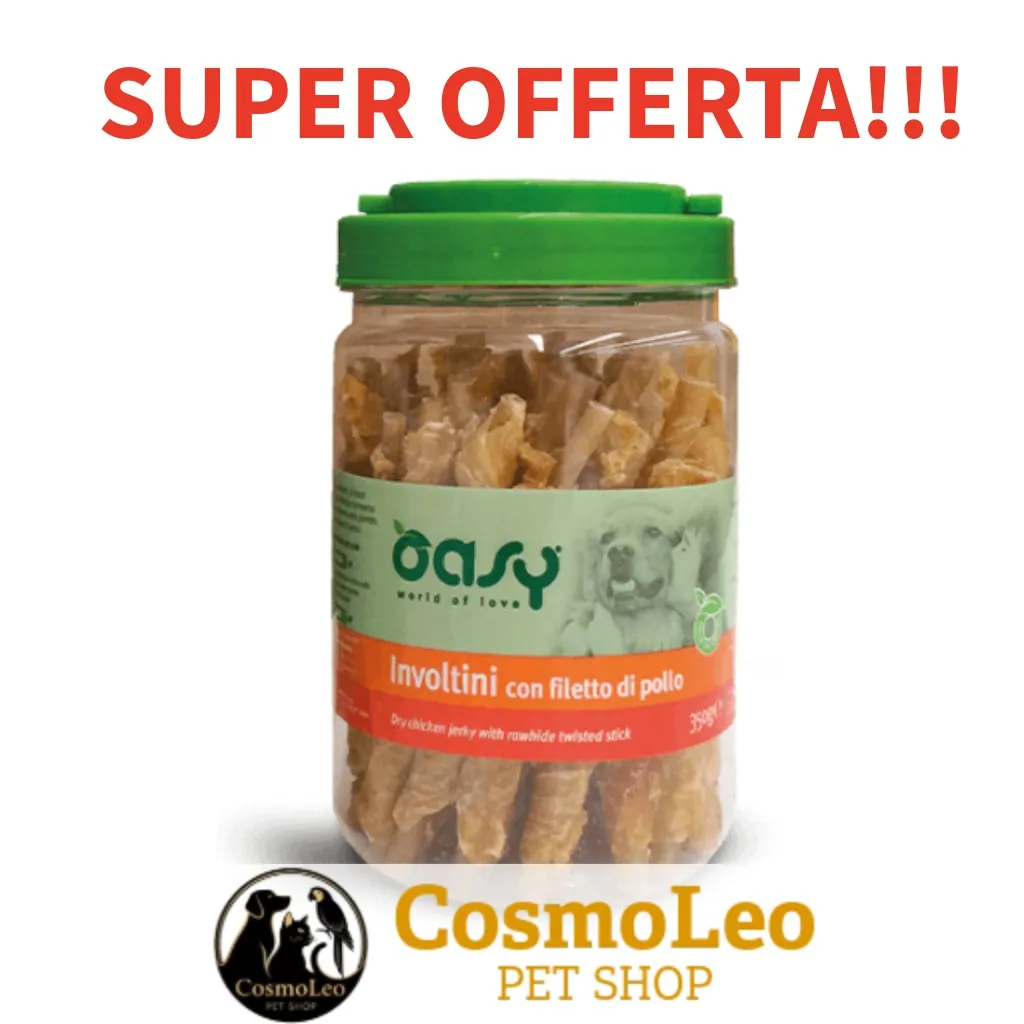 Oasy involtini con filetto di pollo 350gr