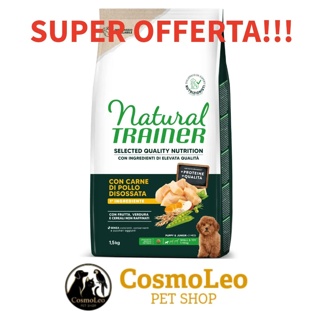 Natural trainer selected dog puppy mini pollo 1,5 kg