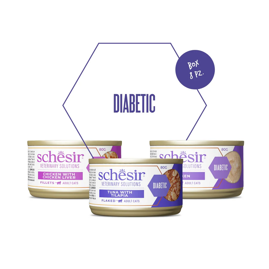 Schesir gatto diabetic control trial pack 80 gr