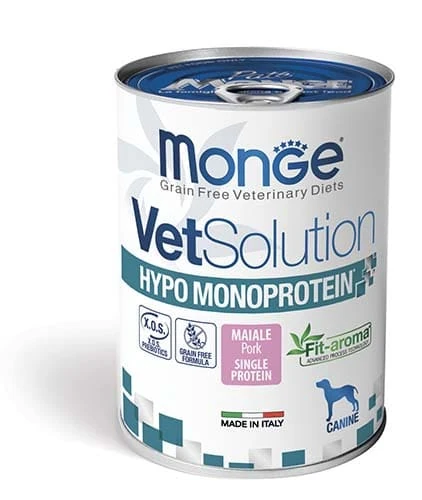 Monge dog vet solution hypo maiale 400 gr