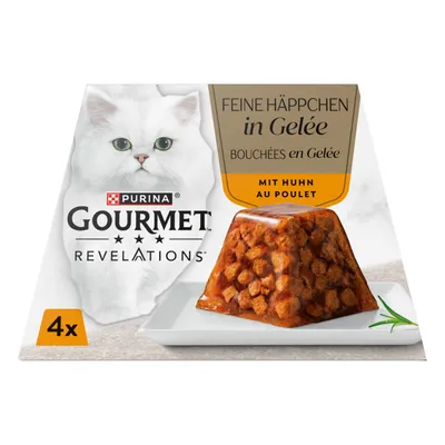 Gourmet revelation jelly pollo 4 x 57 gr