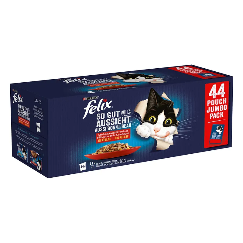 Felix ghiottonerie multipack rustici 44 bustine 80 gr