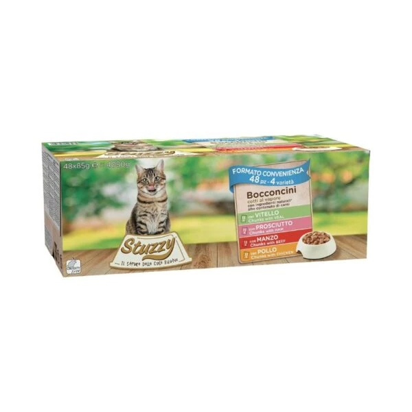 Stuzzy gatto adult multipack carne 48 bustine 85 gr