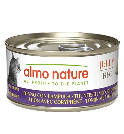 Hfc cat jelly tonno con lampuga lattina 70 gr
