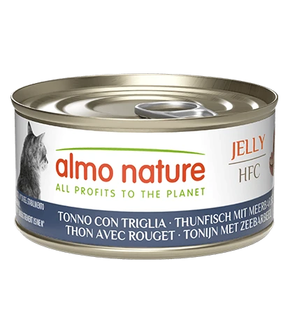 Hfc cat jelly tonno con triglia lattina 70 gr