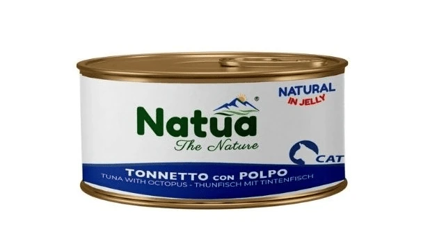 Natua cat tonnetto con polpo jelly lattina 85 gr