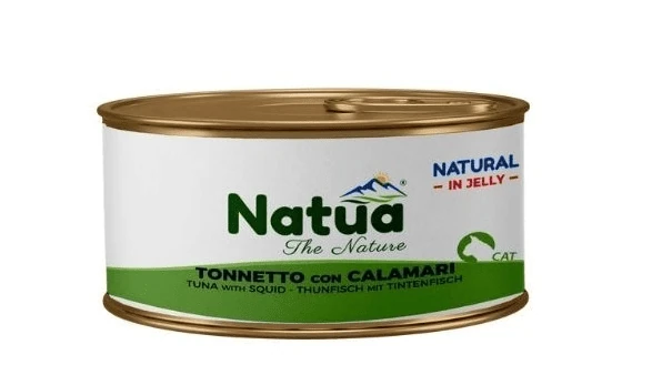 Natua cat tonnetto con calamari jelly lattina 85 gr