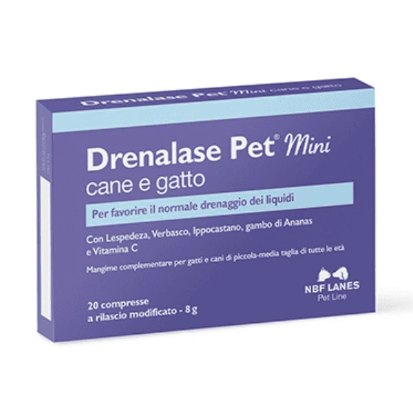 Drenalase pet mini 20 compresse 800 mg