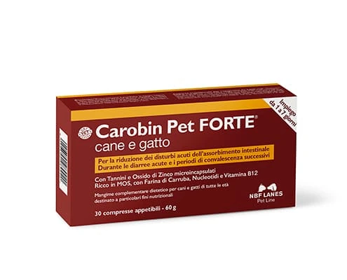 Carobin pet forte cane e gatto 15 compresse