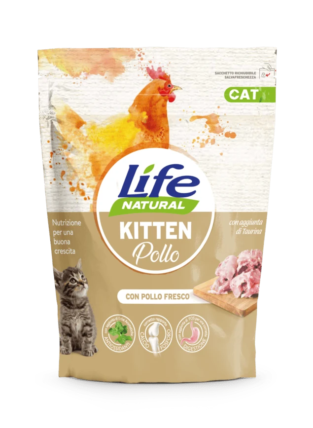 Life cat kitten pollo 800 gr