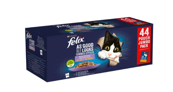 Felix ghiottonerie multipack mix carne gel 44 bustine 85 gr