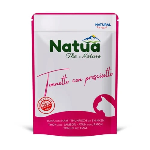 Natua cat kitten tonnetto con prosciutto bustina 70 gr