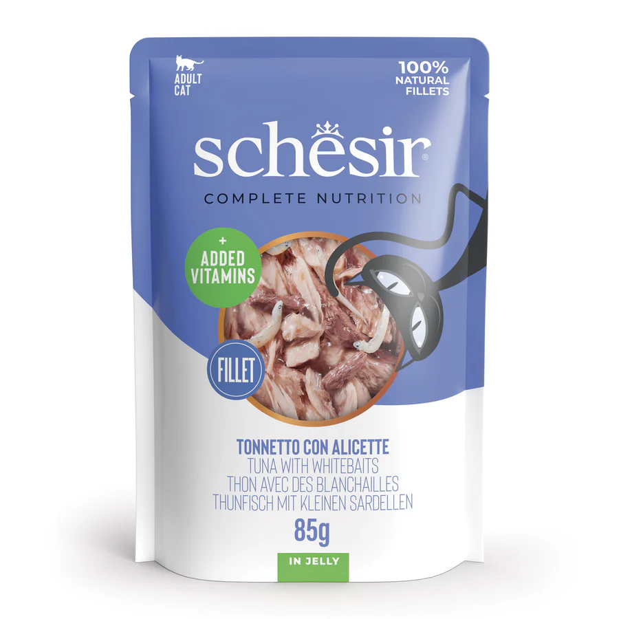 Schesir gatto tonnetto e alicette jelly bustina 85 gr