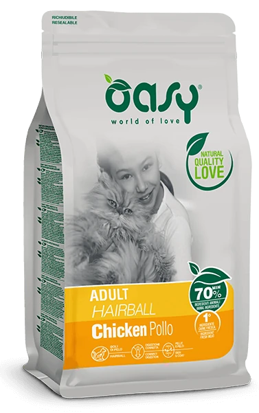 Oasy cat hairball 1,5 kg